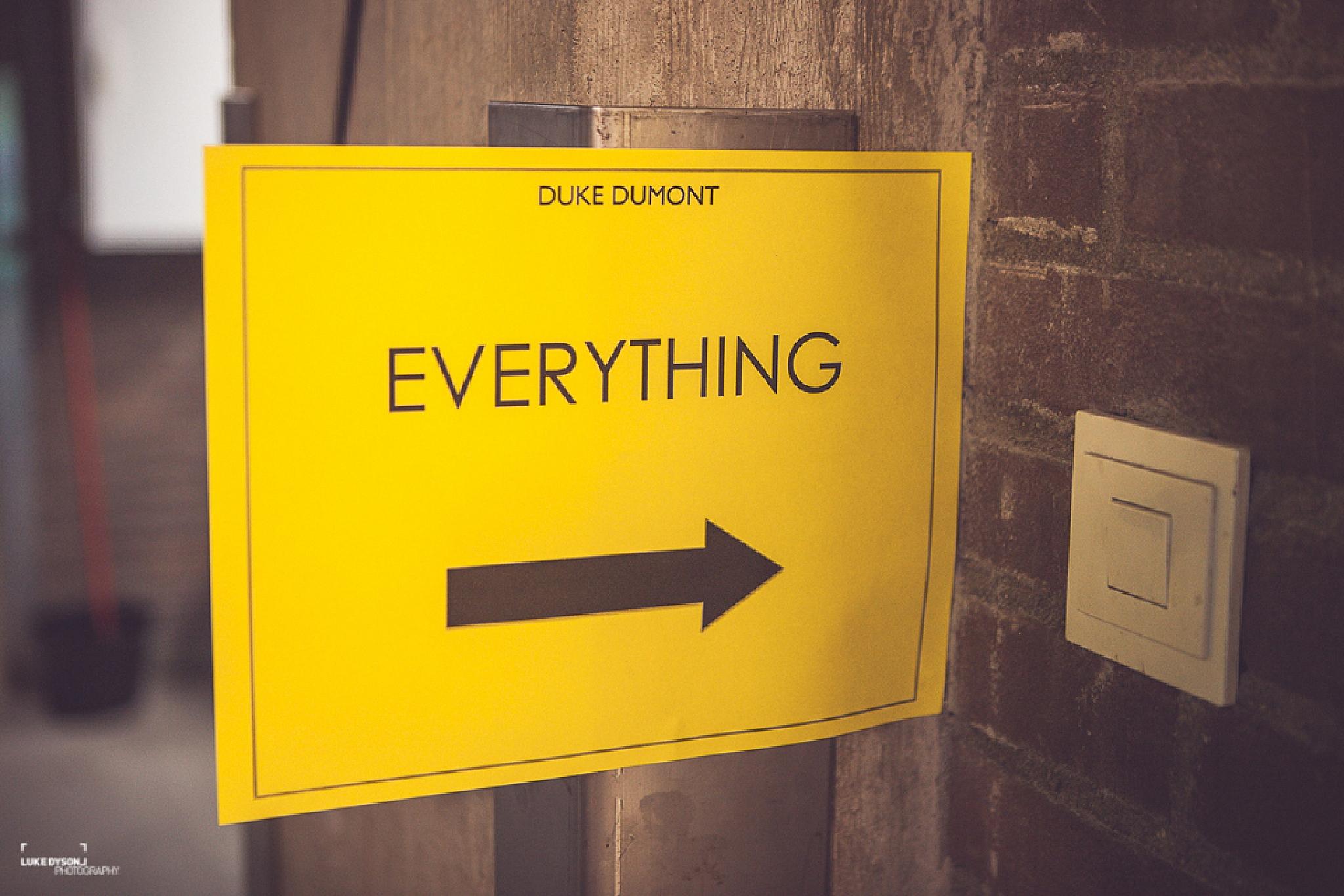 Duke Dumont - Live Show - European Tour - Luke Dyson Photography - Blog - November 2014
